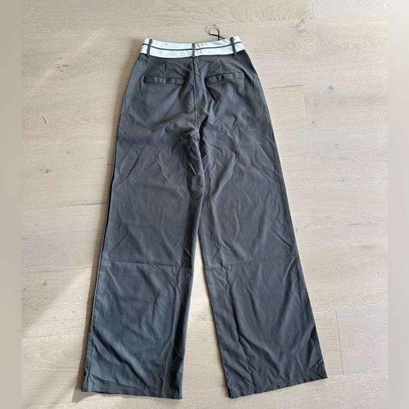 Turn Over Waist Straight Leg Pants - Picture 5 of 9